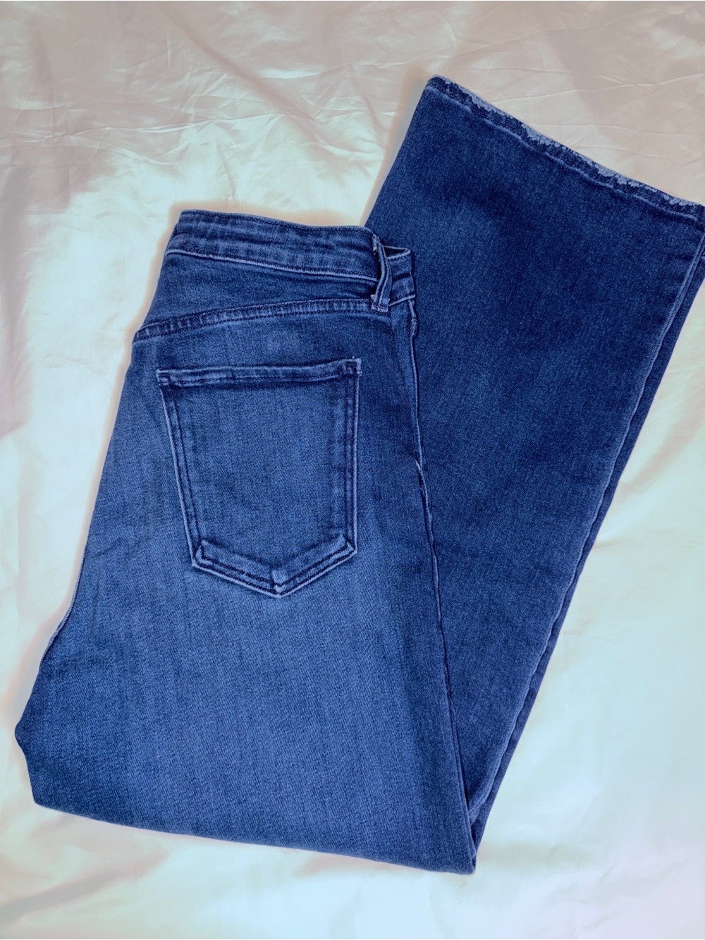Just USA Women's Dark Wide Leg Jeans